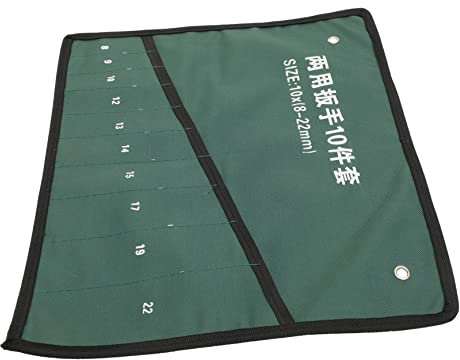 SEWOART Sacoche Porte-clé en Toile Multifonctionnelle, Trousse à Outils Enroulable Double Couche Épaisse, Organisateur Résistant pour Bricolage, Petite Sacoche de Rangement Outils, Usage