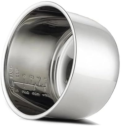 Strumenti compatibili con Pentola a pressione elettrica da 5 litri, contenitore interno per multicooker, serbatoio in acciaio inossidabile, compatibile con la cottura di zuppe e porridge.