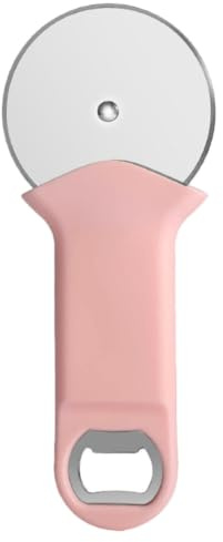 Rotella Tagliapizza in Acciaio Inox Apribottiglie Rosa