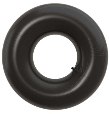 Wiltec Lot de 2x Chambre à air 18x6.50-8 pour pneu de tracteur à pelouse – 450 x 450 x 370 mm – avec Valve droite – capacité de charge max. 370 kg – pour Roue Tondeuse à gazon Brouette Chariot Diable