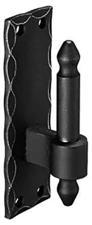 Pollmann®Baubeschläge 3543130 Kloben auf Platte D2 Weit Randgehämmert, Dorn, Durchmesser 13 mm, Abstand 25 mm