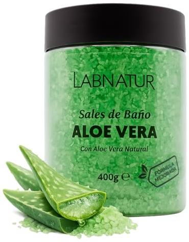 Sales de Baño Aloe Vera - Sales Marinas Naturales y Relajantes - Labnatur