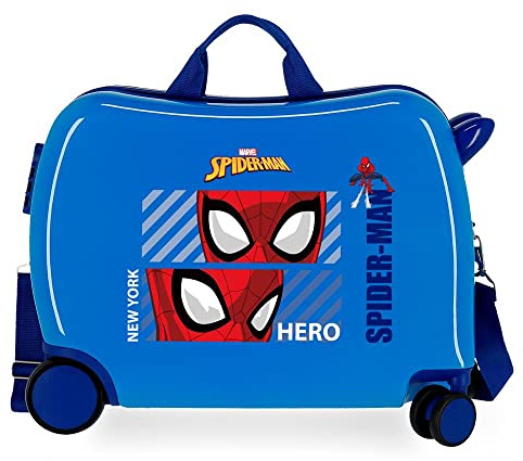 Marvel Spiderman Hero, Bleu, Talla Unica, Valise pour Enfant