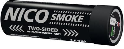 Rauchkörper Smoke 50 Sekunden Two-Sided in schwarz-grau von NICO Europe