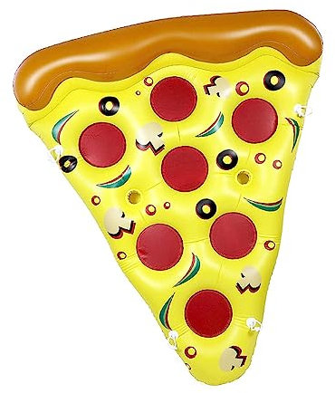 Inflatable Pizza Pool Float - Large Inflatable Lounger, Tanning Floating Raft for Kids Adults Swimming Pool Party Summer Beach Vacations