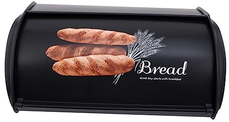 Mikinona Metall Brotbox Klein Trommelform Kompakt Rostfrei Mit Frontöffnung Für Zuhause Büro Vielseitige Aufbewahrungsbox Mit Stabilem Material Und Elegantem Design
