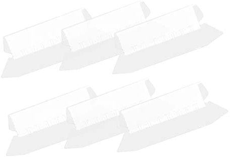 SEWACC 25stücke Teiliges Transparente Hängeregisterkarten Aus Kunststoff Wiederverwendbare Ordner-registeretiketten Mit Schrägem Design Zur Schnellen Dateierkennung Für Schule Büro Und or