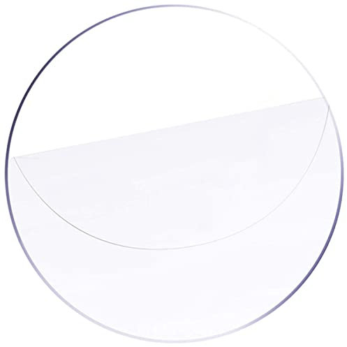 NUOBESTY Runde Klare Acrylplatte Acrylscheibe Rund Klarer Acrylkreis Für Diy-projekte Fotorahmenglas-ersatz Tischschutz Aus Acrylkunststoff