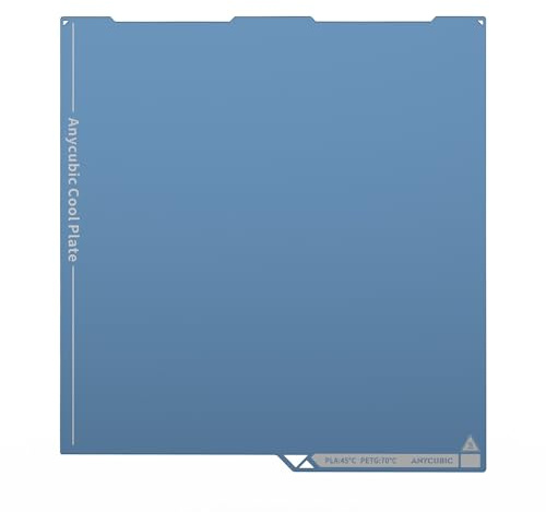 Anycubic Kobra S1 Combo Cool PEI-Bauplatte, Cool Druckplatte, 3D-Druck-Federstahl, Stärkere Haftung, Matte Erste Schicht, für Kobra S1, Kobra S1 Combo