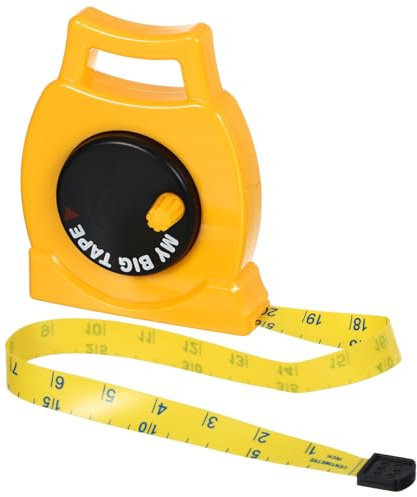 Yardenfun Mètre Ruban De Construction Souple Et Portable Pour Garçon Et Filles, Ruban à Mesurer Simple En Plastique Flexible, Précision En Pouces Et Métrique, Jouet Éducatif Apprentissage,
