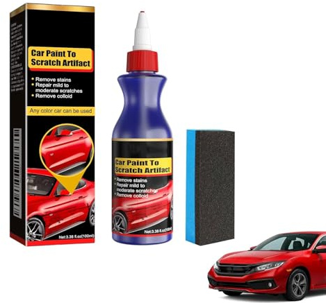 Nettoyant Réparateur de Rayures pour Voiture (2025) - Cire de Rénovation Carrosserie pour Rayures Profondes - Efface les Éraflures sans Polir - Compatible Tous Vernis