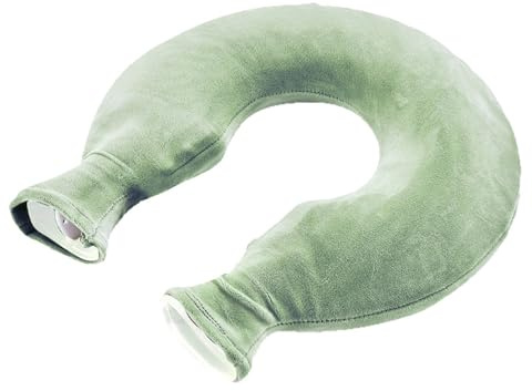 Borsa 'Acqua Calda Riscaldatore Per Spalle A Forma U | Borsa 'Acqua Per Collo Con Copertura In Pile Per Donne Uomini Impacco Freddo Mano Spalla Casa Viaggio Inverno Rilassamento