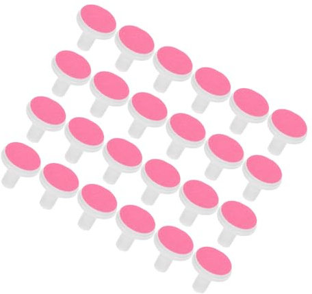Alipis Coussinets de Lime à Ongles Électrique Bébé, Lot de 24 Pièces Universelles en Plastique Doux, Faciles à Installer, Adaptés aux -Nés et Garçon et Filles en Bas Âge