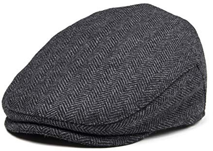JANGOUL Kids Wool Tweed Newsboy Flat Cap Herringbone Boy Infant Toddler Child Youth Beret Hat (4-5T, Style2)