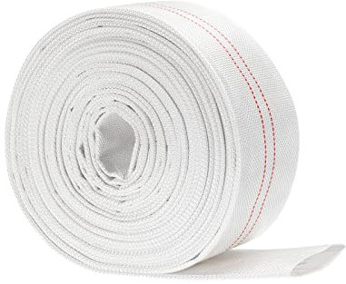 PATIKIL 40mm ID 33ft Lightweight Backwash Hose Lay Flat Reinforced Discharge PVC Hose 0.8MPa for Swimming Pool