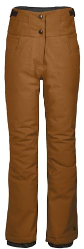 killtec Mädchen Skihose/Funktionshose mit Schneefang KSW 343 GRLS SKI PNTS, braun, 176, 42094-000