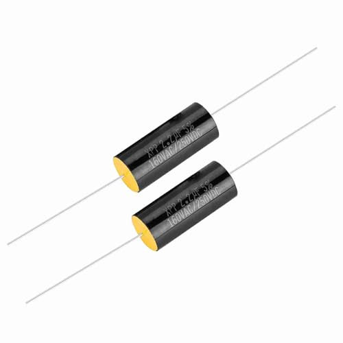 Kondensator-Frequenzteiler, 2 Stück, kapazitiver Audio-Lautsprecher, klarer Klang, beliebte Autohupe, verschleißfeste Metallfolie, Hifi-Soundsystem (2,2uF)