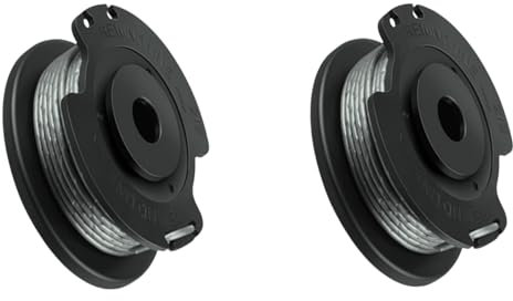 QianDanS 3 Pcs Strimmer Spool Line Strimmer Spool for Bosch ART 24 27 30 30-36 LI Grass Trimmer F016800569 F016800385 (Sliver+Black,2Pcs)