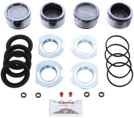Bigg Red – FRONT Brake Caliper Rebuild Repair Kit + Pistons – Fits MERCEDES S-CLASS W108/109