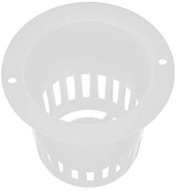 Tomotato 50 Piezas Maceta Red Cesta Hidropónico, Taza para Hidroponía Jardín Plantación Copas de Crecimiento de Plantas para Plantas Hidropónicas y Cultivo Sin Suelo(Blanco)