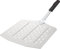 cozze® Premium Aluminium Pizzawender, 66cm, Leichtgewicht Pizzaspachtel mit Löcherdesign, 30x30cm Ideal für Perfekte Pizzas