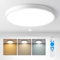 wowatt 11.8Inch Deckenlampe Mit Bewegungsmelder, 3000K/4000K/6000K Wählbar Lampe Mit Bewegungsmelder Innen, 24W Led Deckenleuchte Mit Bewegungsmelder IP44 für Flure, Treppen, Garagen, Badezimmer