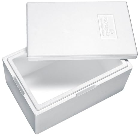 Isolierbox rEPS weiß 500x300x205 mm (innen) 40 mm Wandstärke Volumen 30,6 l, 6 Stück