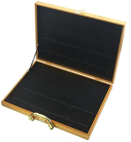 Cutlery Tray 2pcs Cutlery Collection Case Gift Box for Tableware Set Wooden Gift Box Storage Box Cutlery Drawer Organiser Cutlery Drawer Organiser(Empty Box Gold)