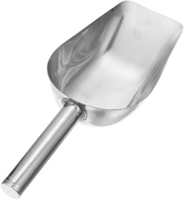 DOITOOL Edelstahl Eiswürfelschaufel Mehlschaufel Klein Glatt Für Küche Und Bar Multifunktional Robust