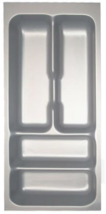 Besteckeinsatz NOBILIA-2012-30 mit 4-Facheinteilung, B 209 x T 462 mm/Schubladeneinsatz