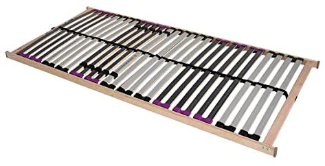 Nicht Zutreffend Lattenrost Lattenrahmen Bettrost | Ganzholzrahmen massiv | 28 elastische Federholzleisten | 90 x 200 cm