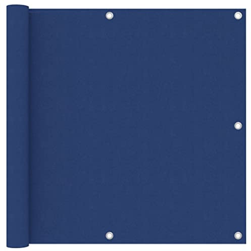 HOMIUSE 90x600 cm Balkon Sichtschutz Garten Sichtschutz Terrasse Balkon Regenschutz Privacy Balkonverkleidung Windschutz Balkon Balcony Privacy Screen Blau
