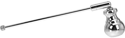 Cabilock Iron Candle Snuffer Long Handle Safely Extinguish Candle Wick Flame Snuffer for Scented