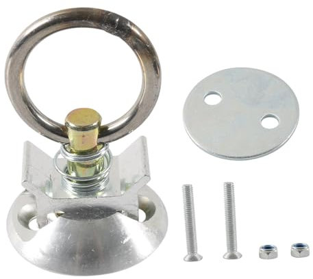 Colcolo Kit Punto di Ancoraggio Rotondo per Ancoraggio Kit di Montaggio imbullonato Facile da installare per Il ritiro, Argento