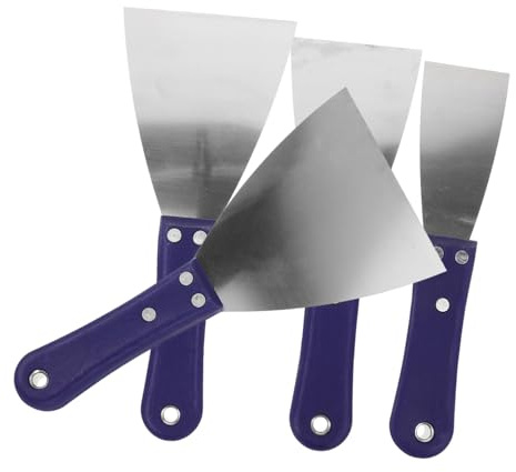 Spatola in Acciaio Inossidabile 4 Pezzi, Raschiatore Versatile
