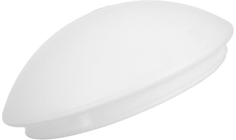 ULTECHNOVO Abat-jour Rond en Pvc pour Lampe de Plafond, Protection Solide et Fiable avec Diffusion Lumineuse Améliorée, pour Chambres et Salons
