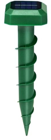 Repellente per talpe, a energia solare, per prati, a ultrasuoni, impermeabile, per roditori, per il controllo degli animali, per cortile, esterno e serpente