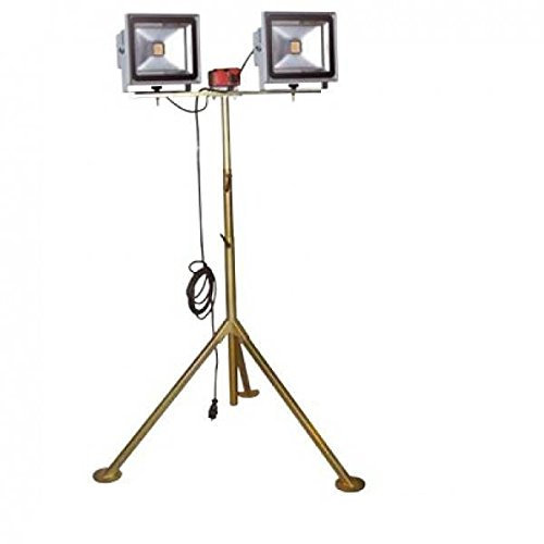 Ayerbe 0003558 Focos LED de 50W x 2, con tripode profesional y soporte profesional