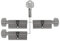 Lot de 3 cylindres à bouton KD 70 mm 35/35 à fermeture identique avec 15 clés
