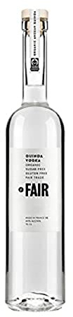 FAIR - Quinoa Vodka Bio - 40 % Alcool - Origine : France/Poitou-Charentes - Parfait en cocktail - Notes de citron & fruits - Certifié Vegan & Bio - 70 cl
