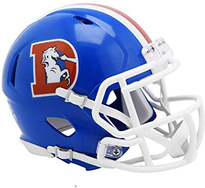 Riddell Mini Football Helm - Speed Denver Broncos 1975-96