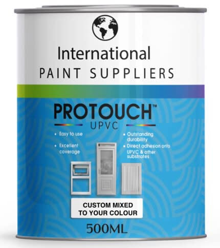 PROTOUCH UPVC-Lack, spritzfertig, RAL 8000 Grünbraun, 500 ml, satiniert