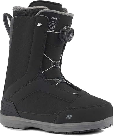 K2 Raider Mens Snowboard Boots, Black, 13