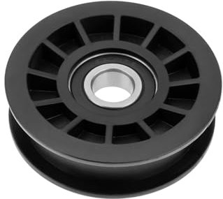 EMSea 1 Pieza de Repuesto de Polea Tensora de Transmisión Plana de 3 Pulgadas para Cortadora de Césped 756-05032 75605032 Compatible con Cub Cadet Compatible con MTD Compatible con Craftsman Black