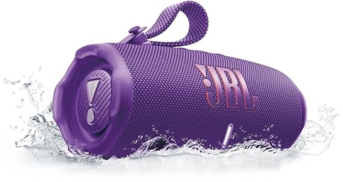 JBL Charge 6, Altavoz Bluetooth portátil inalámbrico, 28h de batería, Resistencia al Agua IP68, a Prueba de Polvo y caídas, Sonido JBL Pro con AI Sound Boost, Compatible con Auracast, Violeta