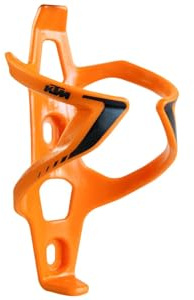 KTM Wing II Porte-bouteille de vélo – Porte-bidon – Porte-gobelet – Porte-bouteille de vélo, support pour bouteille d'eau, retrait avant, léger, 3 couleurs au choix, couleur : orange/noir