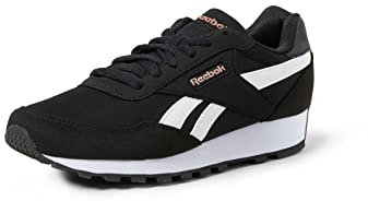 Reebok Rewind Run, Zapatillas Mujer, Core Black White Blush Metal, 40 EU