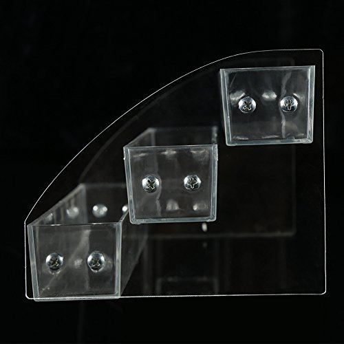 Sonew Nagellack Aufbewahrung, Durchsichtiges Nagellack Organizer, Nagellack-Regal (3 Schichten)