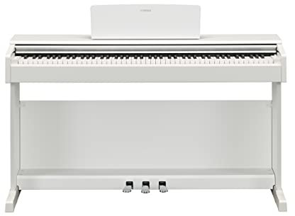 Yamaha ARIUS YDP-145 Digital Piano - Classic and Elegant Home Piano for Beginners and Hobbyists, in White