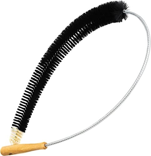 Brosse pour radiateur Plat 120 cm 100% Poils de chèvre avec Poils de chèvre Idéal pour Le Nettoyage des radiateurs Plats